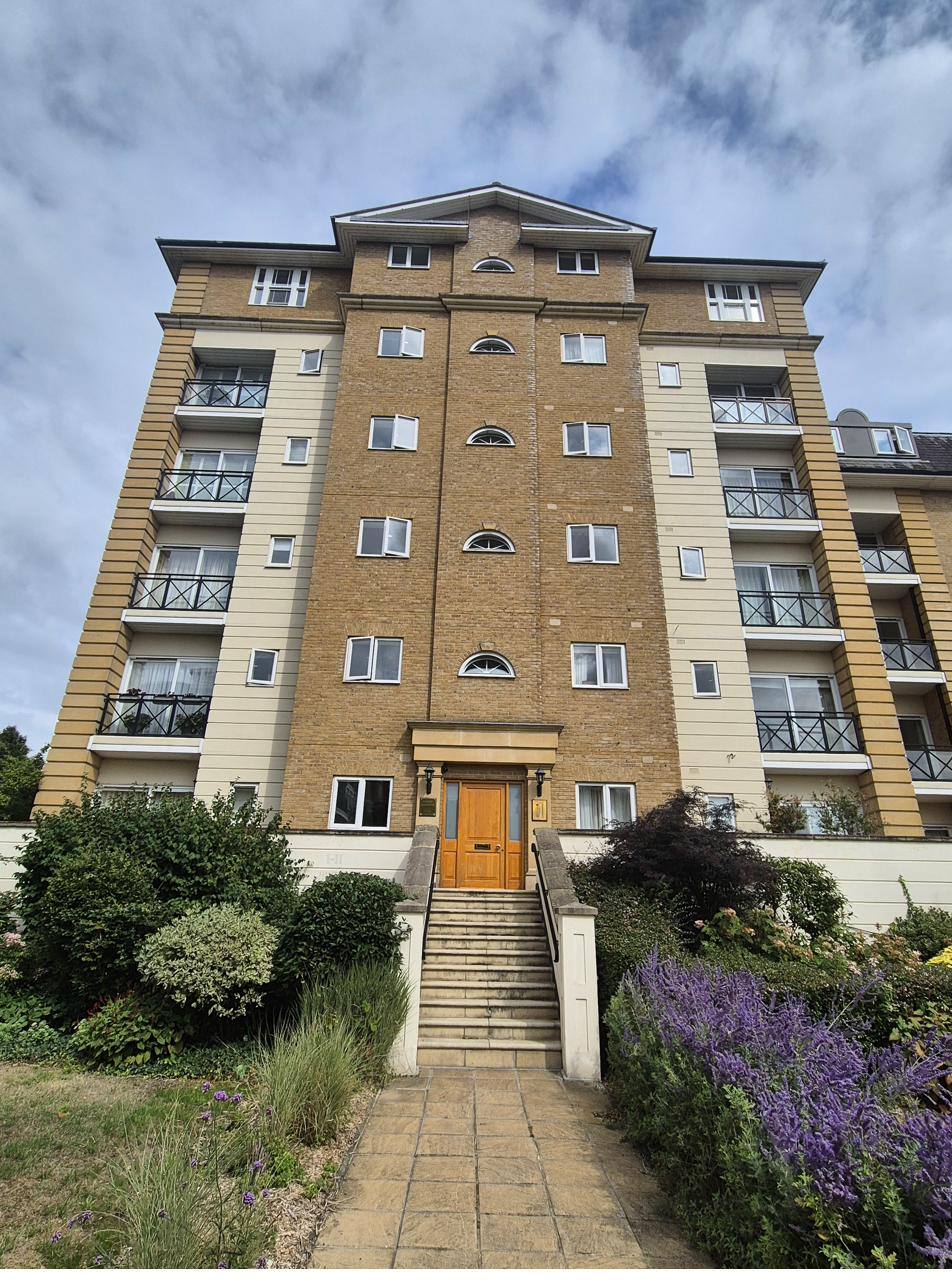 Rope access survey of a mansion block elevation
